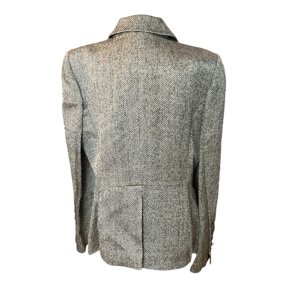 Metallic Charcoal Grey Single Breast Jacket by Per Se NWTs Size 14 - Picture 2 of 6